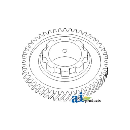A & I Products Gear, Pinion Shaft 3rd 6" x6" x2" A-70233997